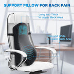 Office chair high backrest support pad